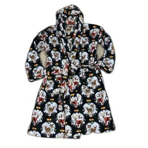 Vera Bradley Holiday Womens Sm Med Bathrobe Hooded Reindeer Christmas Ornaments